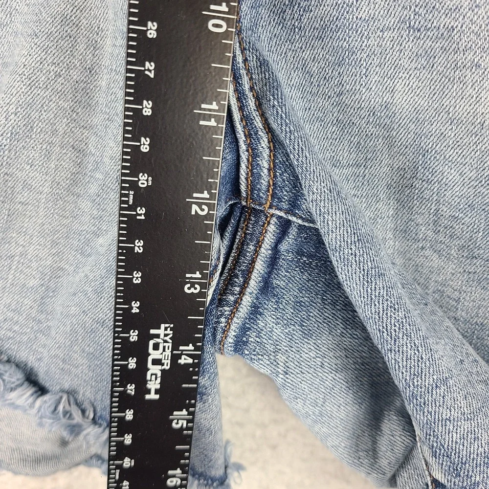 Judy Blue Jean Shorts Womens 3XL Distress Fray 5